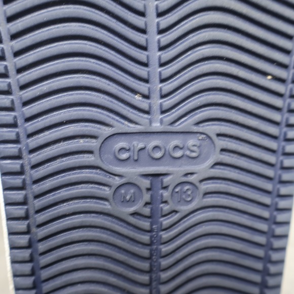Crocs Mens 13 Sandals Blue Off Court Clogs Casual Lightweight Comfort Slip On main image 12
